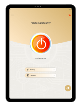 Privacy tablet app
